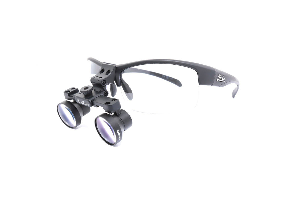 FlipUp 2.5x MicroMini Loupes Hobie Frame