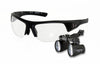 Under Armour Big Shot Black Color Frame featured with SheerVision Flip-Up Surgical-Dental Loupes - 2.5x Expanded Field Magnifcation