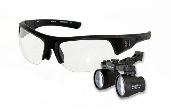 Flip-Up 3.0x Expanded-Field Loupes: Under Armour Big Shot Frame