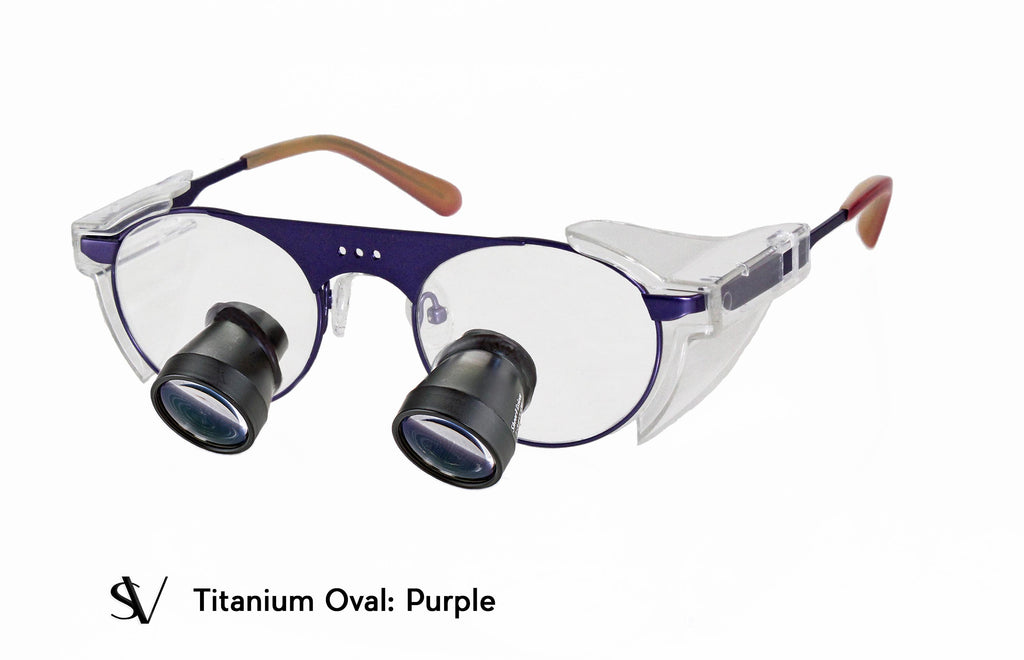 TTL 3.3x Expanded-Field Loupes: Titanium Frame