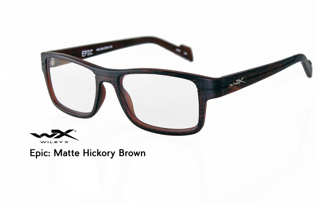 SheerVision Flip-Up Loupe Replacement Frame - Wiley X Epic - Matte Hickory Brown